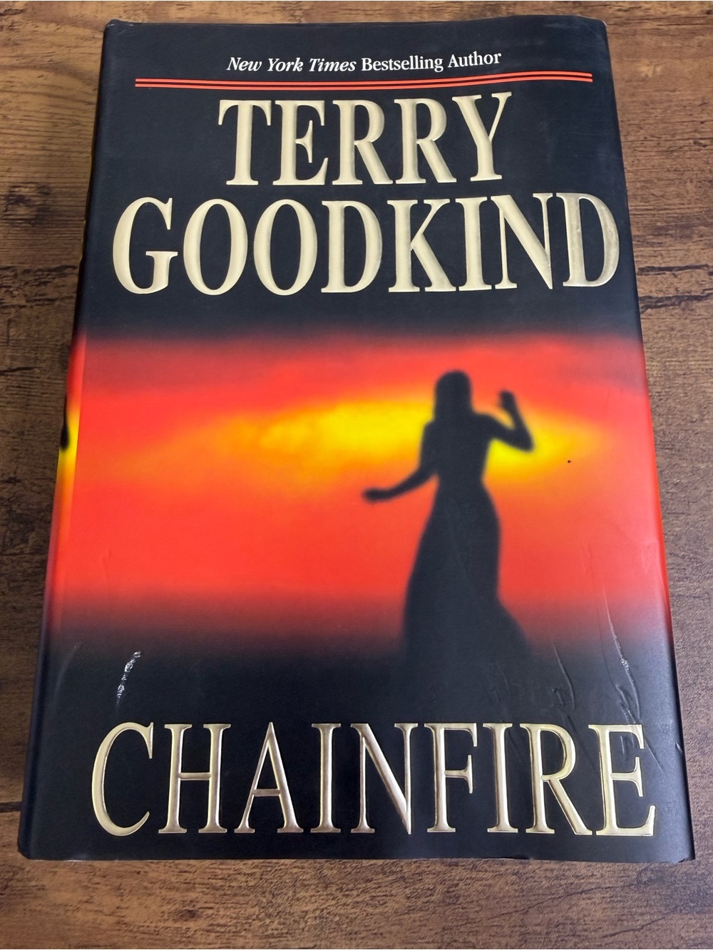 1st Edition Chainfire by Terry Goodkind Hardcover Book
